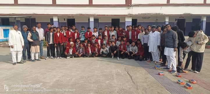 सिदो-कान्हू शिशु विद्या मंदिर में 10वीं कक्षा के छात्रों को दी गयी विदाई