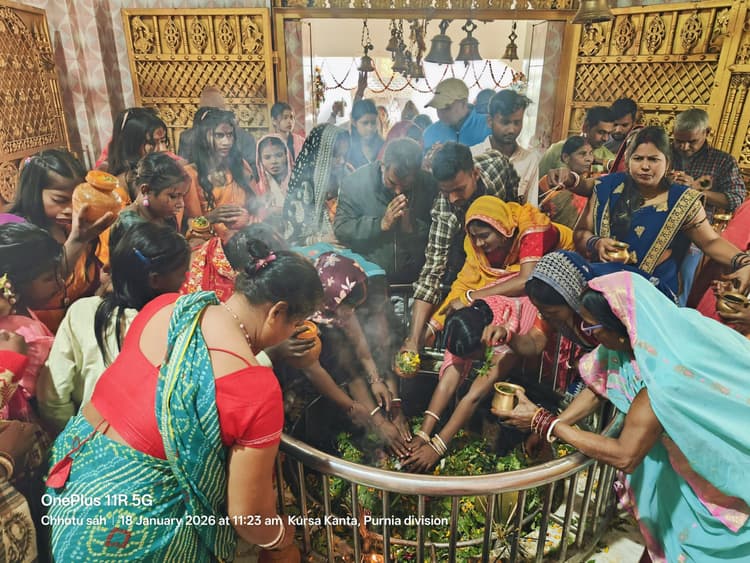 सुंदरनाथ धाम में 20 हजार श्रद्धालुओं ने किया जलाभिषेक