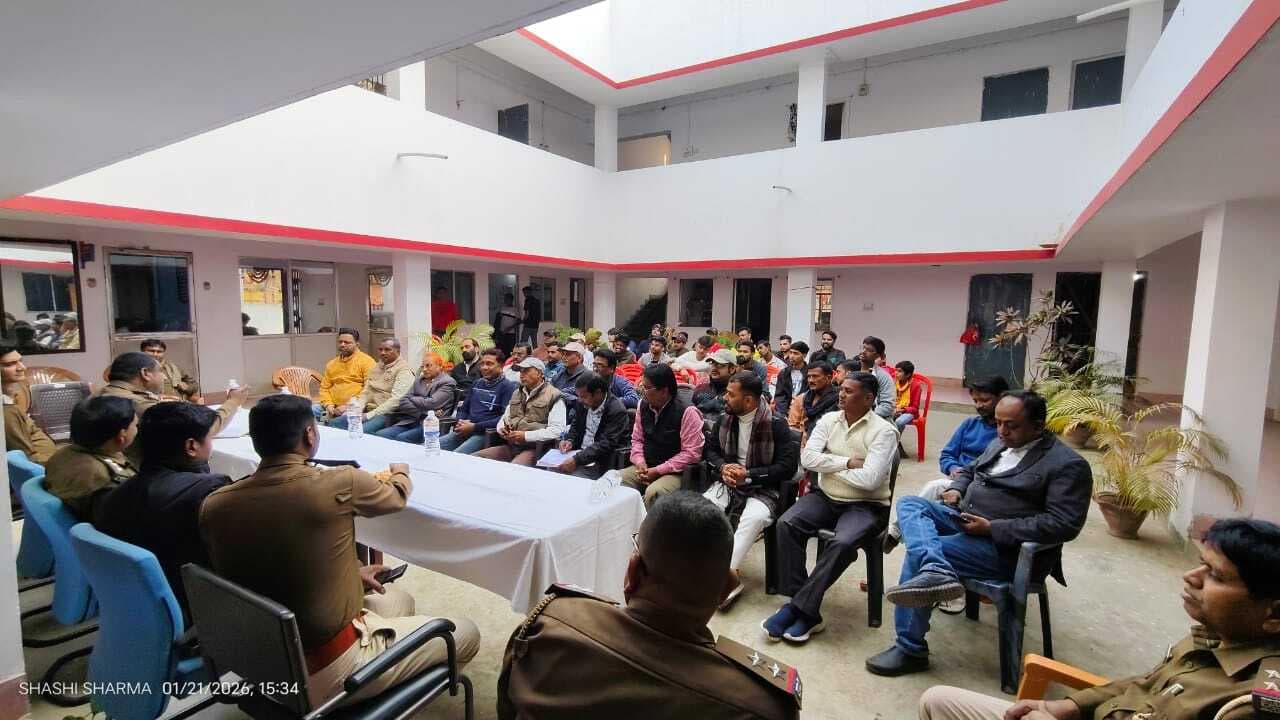 शांतिपूर्ण माहौल में सरस्वती पूजा मनाने का निर्णय, 25 जनवरी को होगा विसर्जन : एसडीपीओ