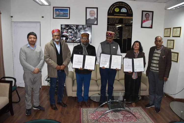 एमयू ने आआआईआई करेल व हिमालय वन अनुसंधान संस्थान शिमला के साथ किया समझौता