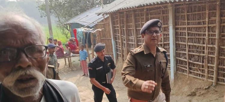 एसपी ने मिथुन हत्याकांड का किया स्थल निरीक्षण