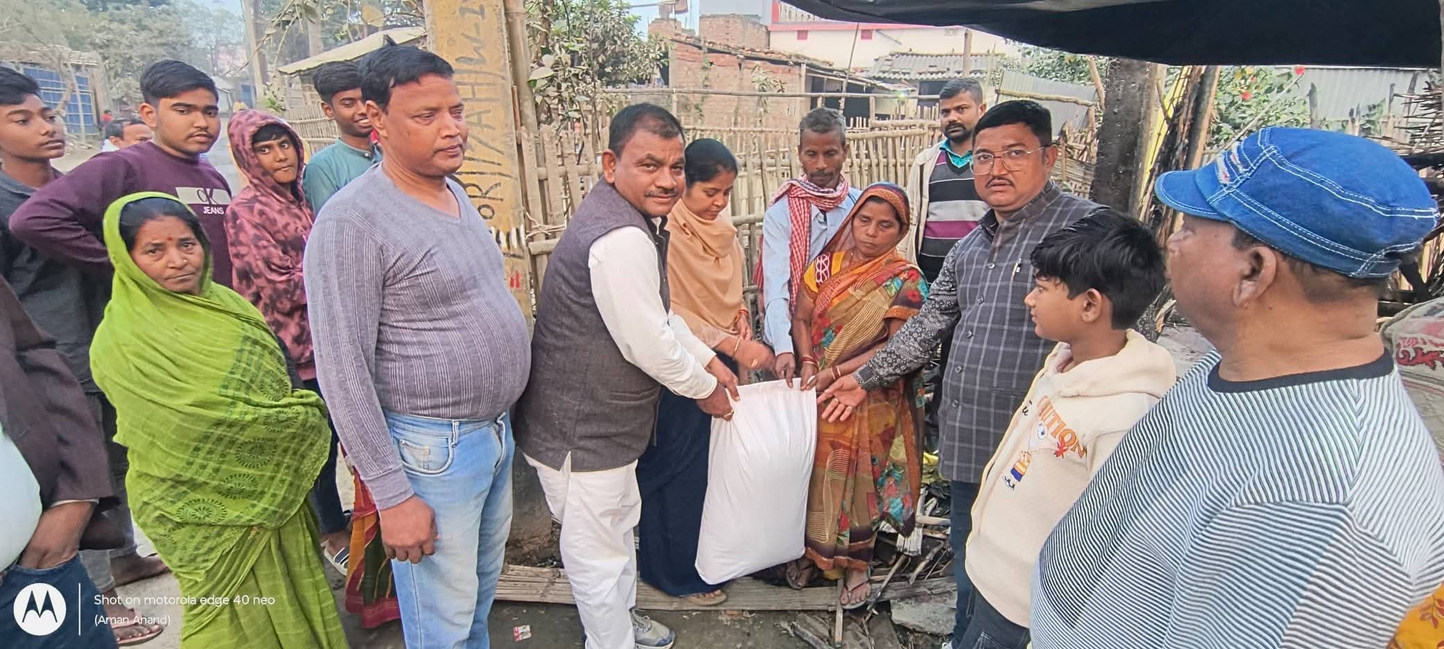 अगलगी की घटना में एक घर जलकर राख