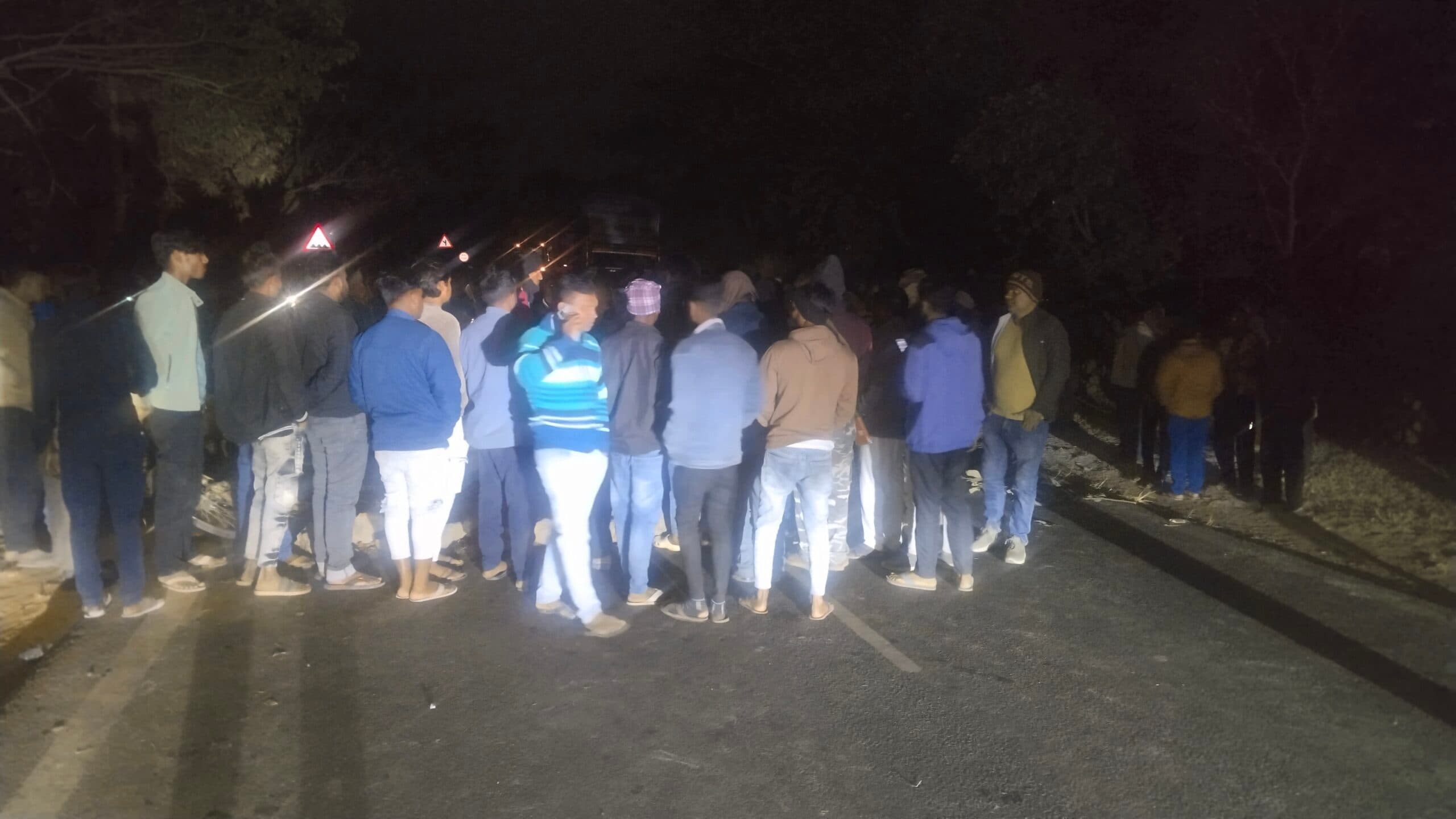 लोहारंगी मोड़ पर ट्रेलर के धक्के से साइकिल सवार की मौत