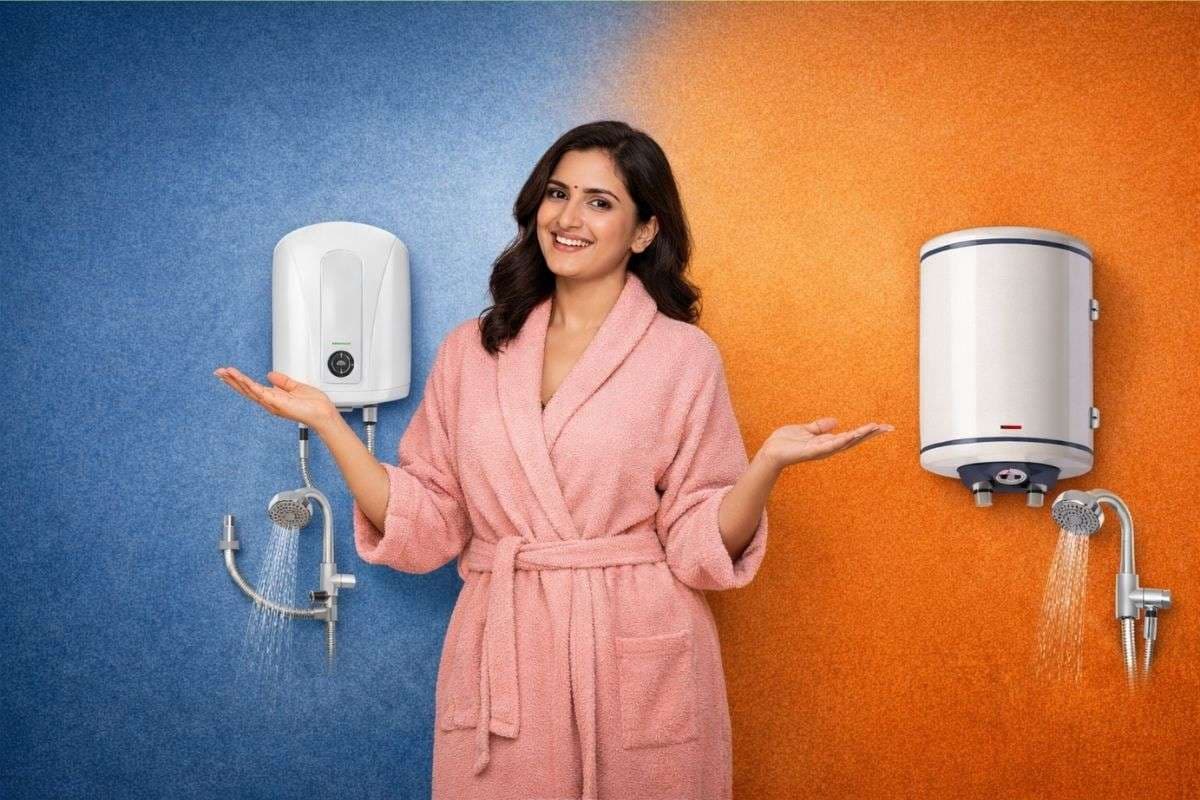 इंस्टेंट vs स्टोरेज गीजर: सर्दियों में कौन है बेस्ट?