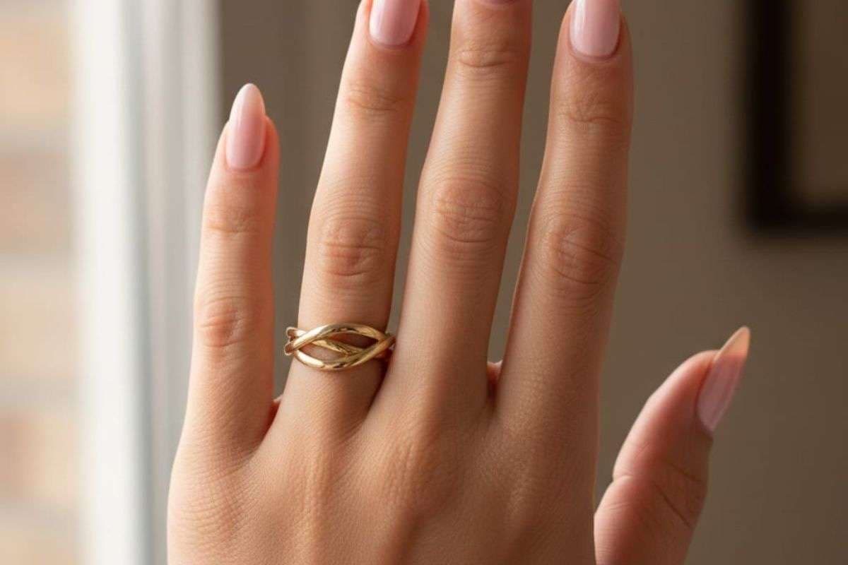 plain gold ring design