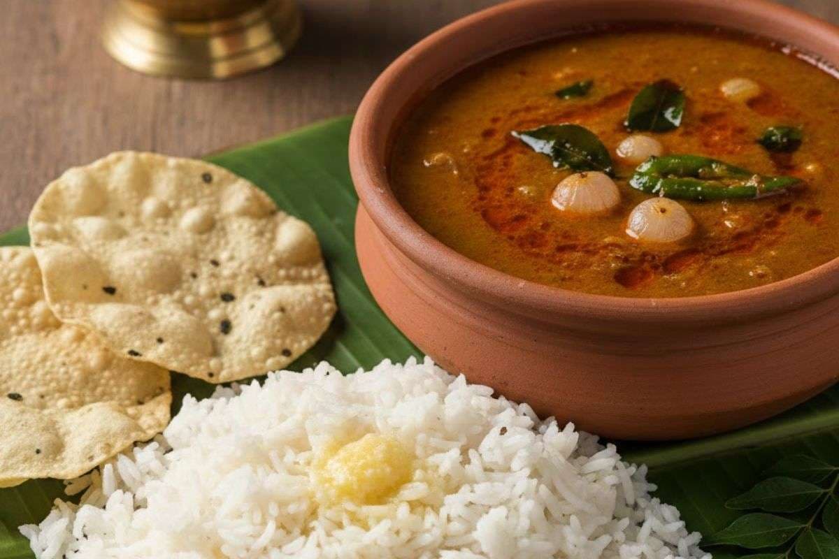 rice and sambar