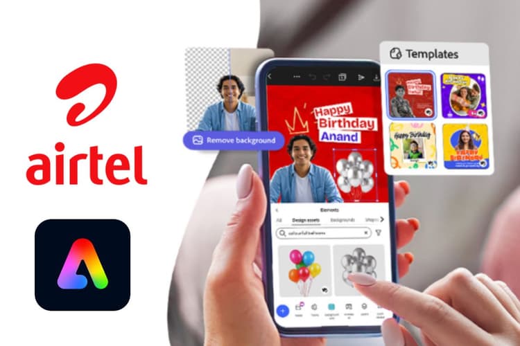 199 रुपये में कॉलिंग के साथ डिजाइन टूल भी, Airtel दे रहा पूरे साल के लिए Adobe Express Premium फ्री