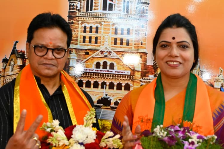 बीजेपी की रितु तावडे चुनी गईं मुंबई की मेयर, शिवसेना के संजय घाडी बने उपमहापौर