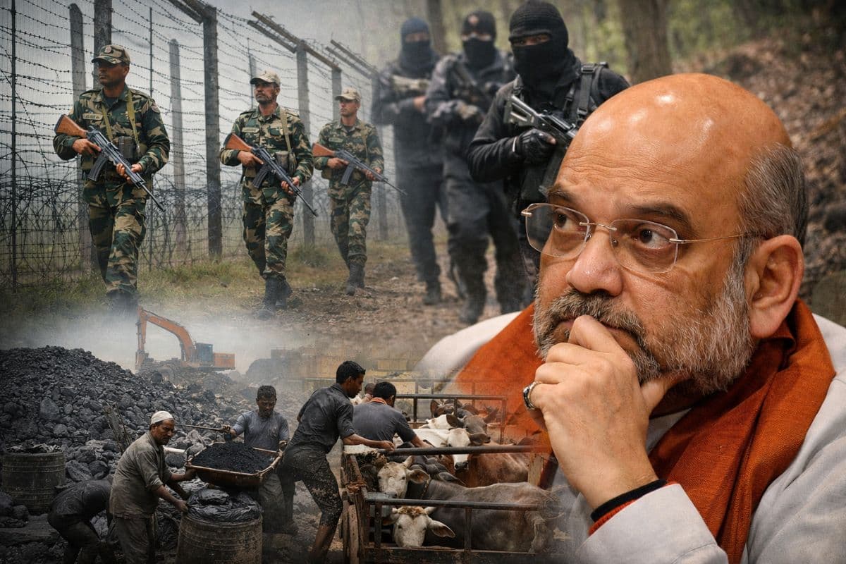 Bengal Election 2026 TMC big attack on Amit Shah border security smuggling