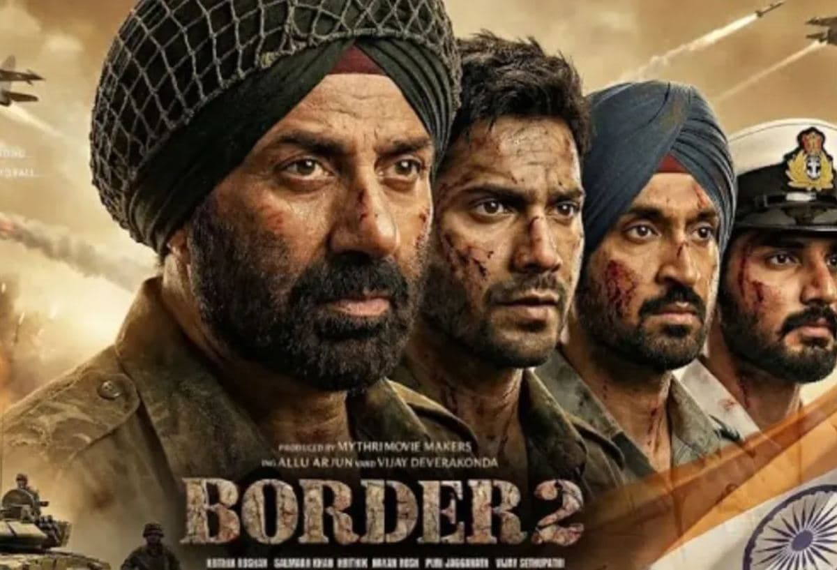 तीसरे बुधवार को भी नहीं थमी ‘बॉर्डर 2’ की रफ्तार, 314 करोड़ का आंकड़ा पार तीसरे बुधवार को भी नहीं थमी ‘बॉर्डर 2’ की रफ्तार, 314 करोड़ का आंकड़ा पार
