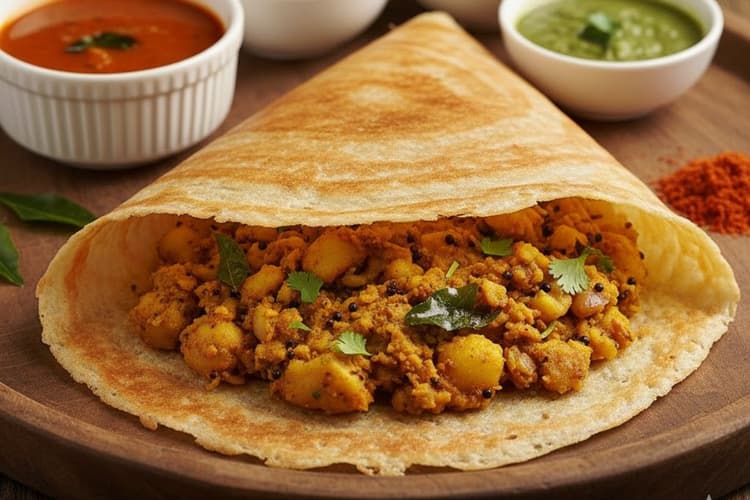 ब्रेकफास्ट के लिए घर पर झटपट तैयार कर लें ब्रेड मसाला डोसा