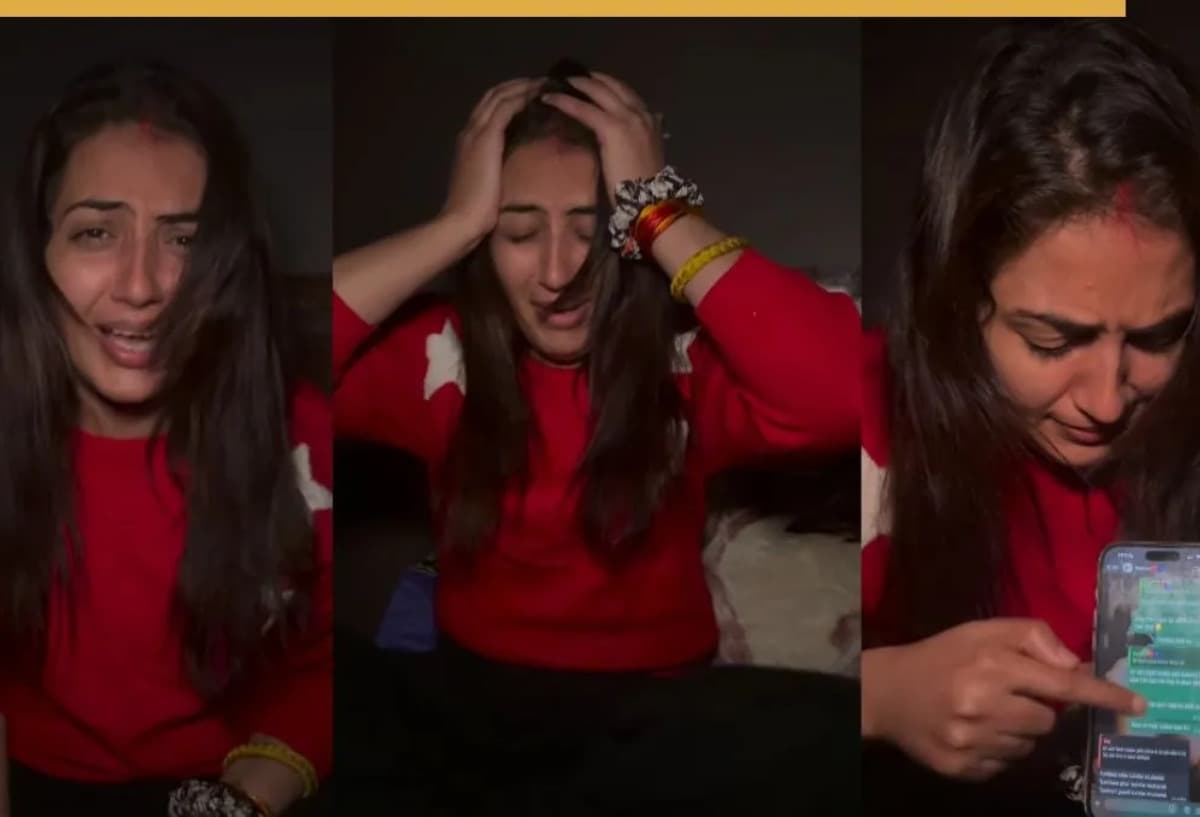 Chandrika Dikshit vadapav girl emotional video husband yugam gera controversy Chandrika Dikshit vadapav girl emotional video husband yugam gera controversy