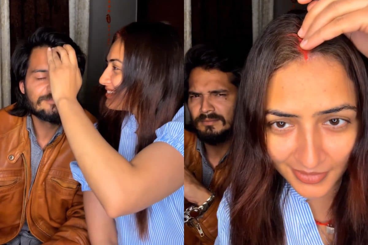 Chandrika Dixit viral sindoor video reel partner affair controversy reaction