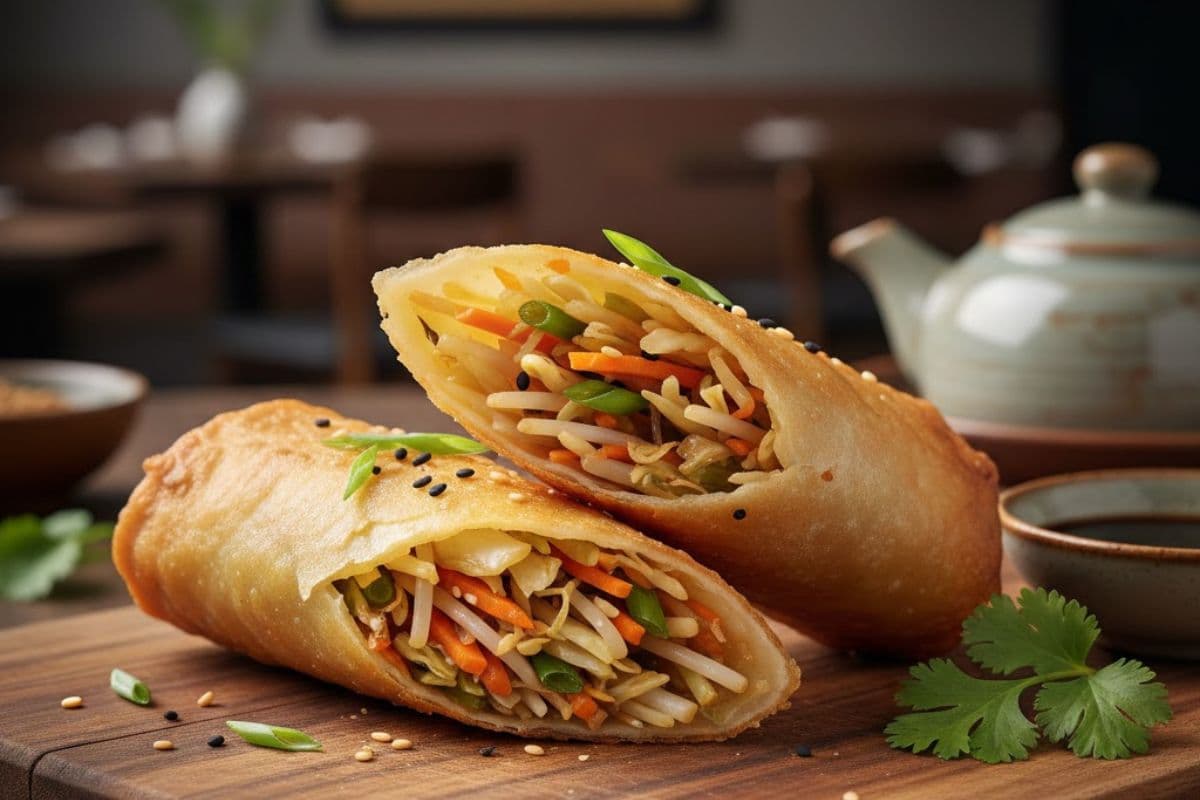 Chinese Veg Roll Recipe: बच्चों के लिए फटाफट बनाएं चायनीज वेज रोल, हर बाइट में मिलेगा स्वाद का जादू