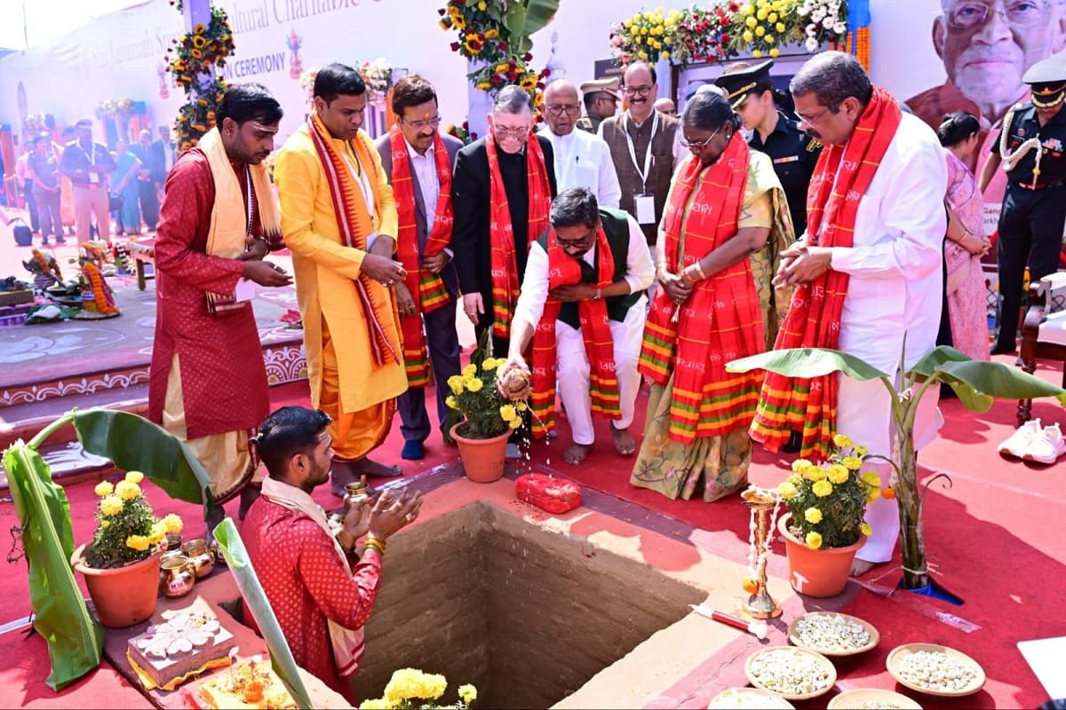 राष्ट्रपति द्रौपदी मुर्मू ने जगन्नाथ मंदिर की रखी आधारशिला, कहा- अब ‘जमशेदपुर बिहारी’ हुए प्रभु