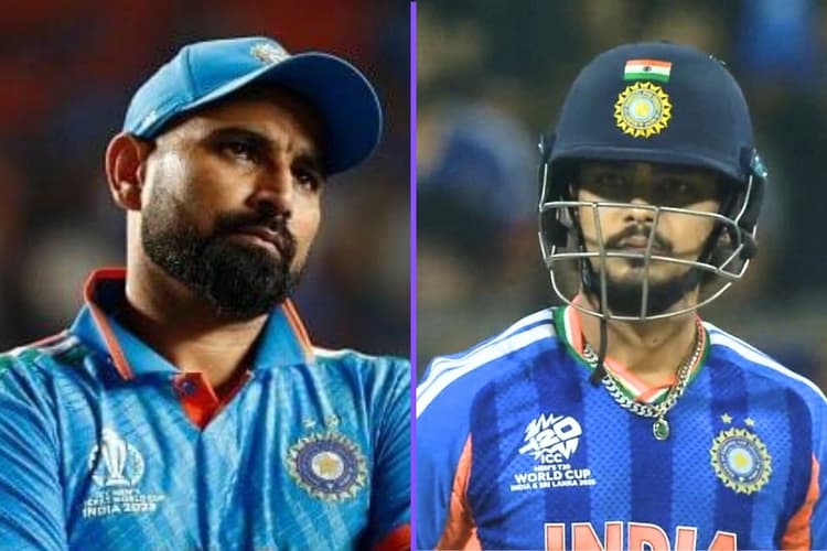 ईशान किशन, मोहम्मद शमी BCCI के सालाना कॉन्ट्रैक्ट से बाहर, दो और नाम शामिल