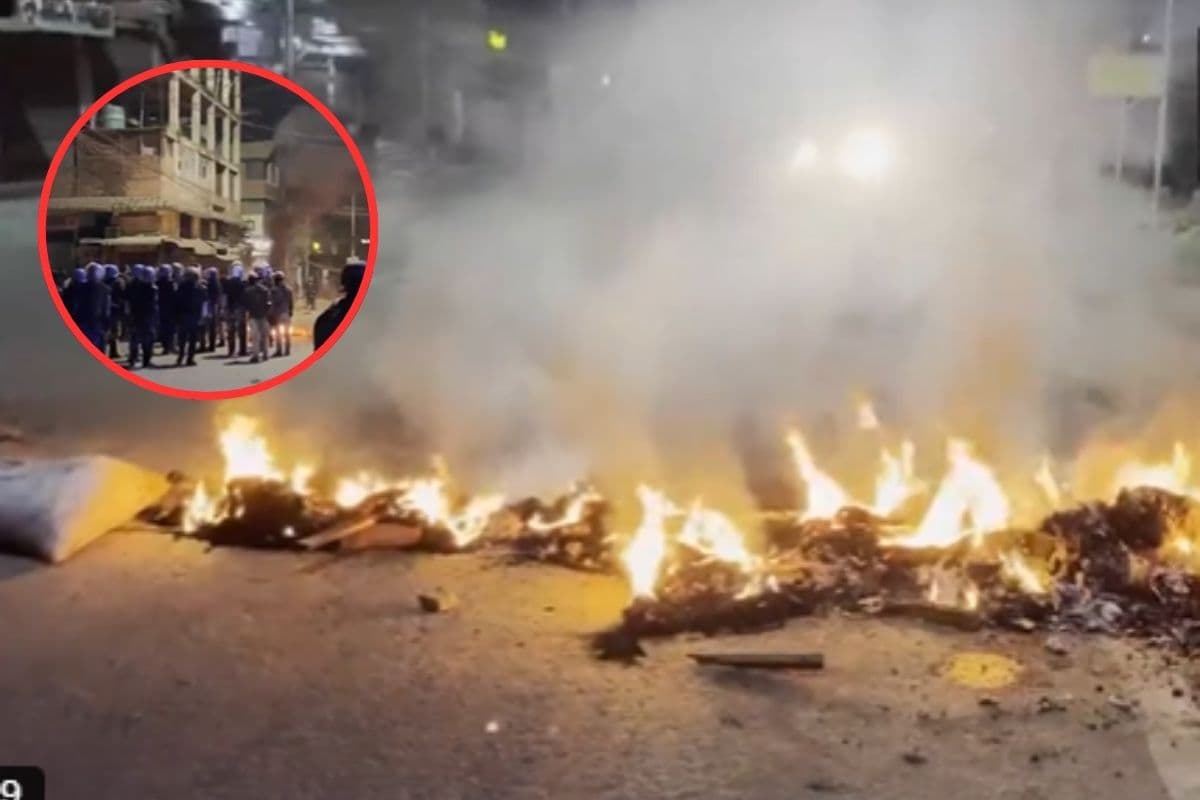 मणिपुर के चुराचांदपुर में भड़की हिंसा, डिप्टी सीएम के शपथग्रहण के विरोध में बवाल