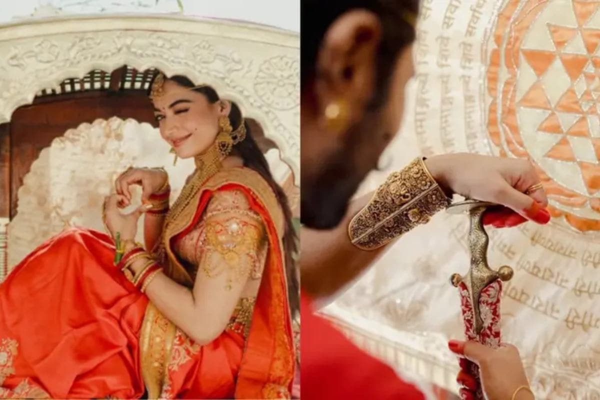 Rashmika-Vijay Wedding inside pictures sri yantra rituals traditional style