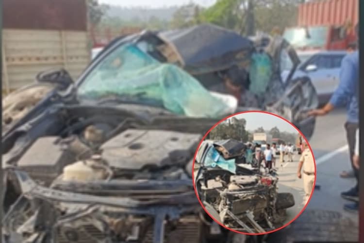 कार ट्रक से टकराई, अंतरराष्ट्रीय पिस्टल शूटर संभाजी पाटिल की मौत, सामने आया वीडियो