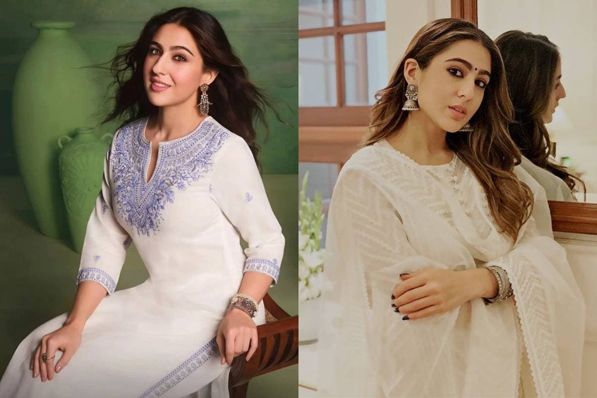 Sara Ali Khan Inspired Ethnic Kurta Set with Churidar