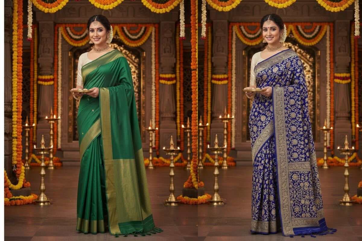 Saree Design for Mahashivratri