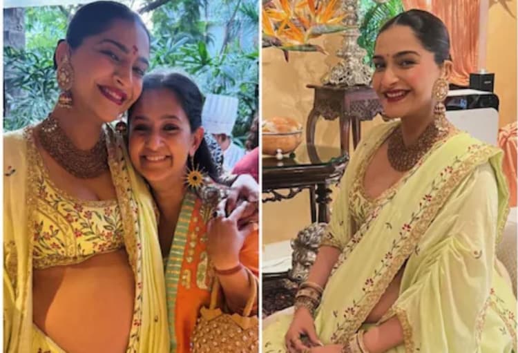 मां बनने से पहले सोनम कपूर का जश्न, जुटे बॉलीवुड सितारे, PHOTOS