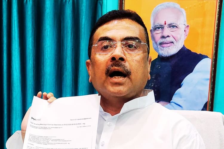 एसआईआर पर फर्जी नैरेटिव के लिए यूट्यूबर्स को पैसे बांट रही टीएमसी : शुभेंदु अधिकारी