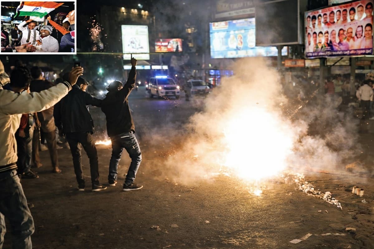 कोलंबो में भारत की जीत, रांची में रात को मना जश्न! हर-हर महादेव से गूंजी राजधानी