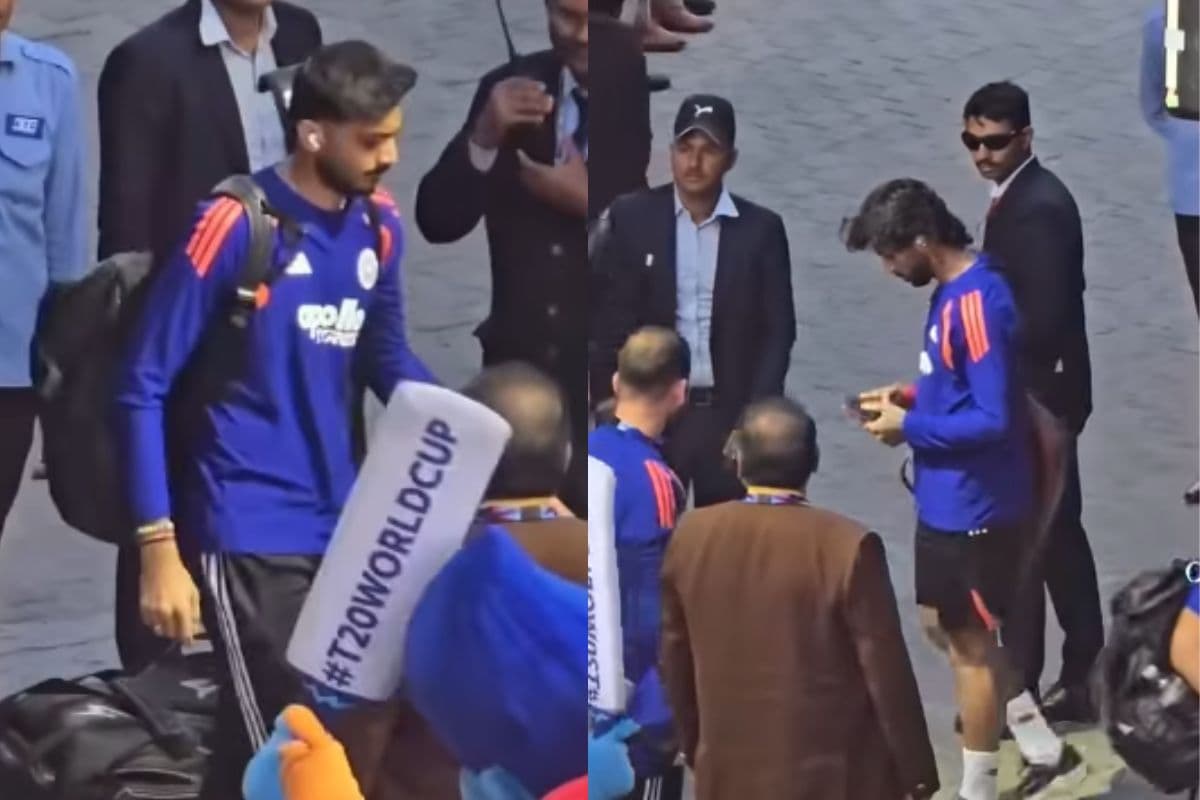 टीम इंडिया के खिलाड़ियों का मोबाइल कौन ले रहा है? पाक मैच से पहले तस्वीर वायरल