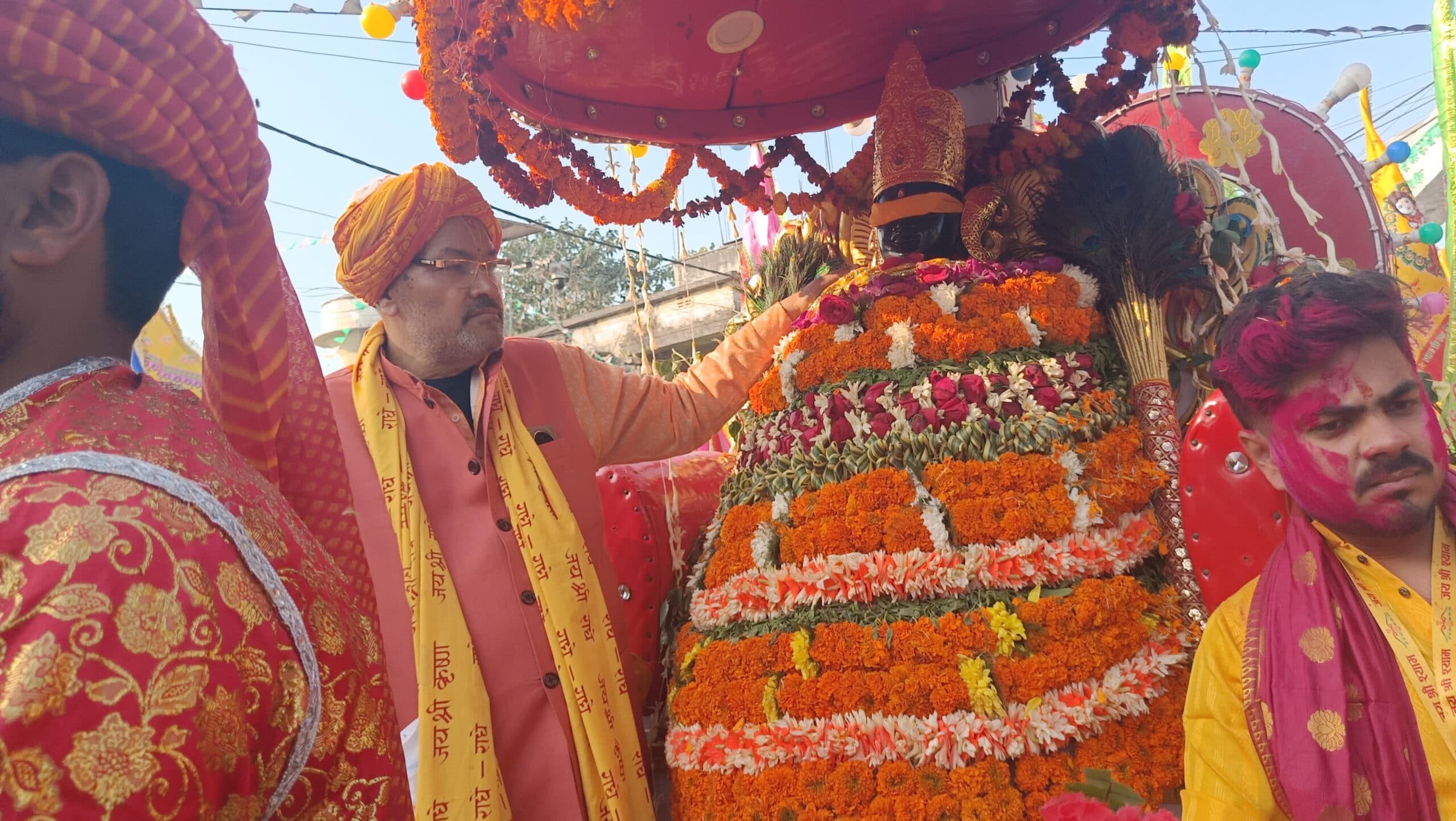 खाटू श्याम बाबा की निशान यात्रा उमड़े भक्त