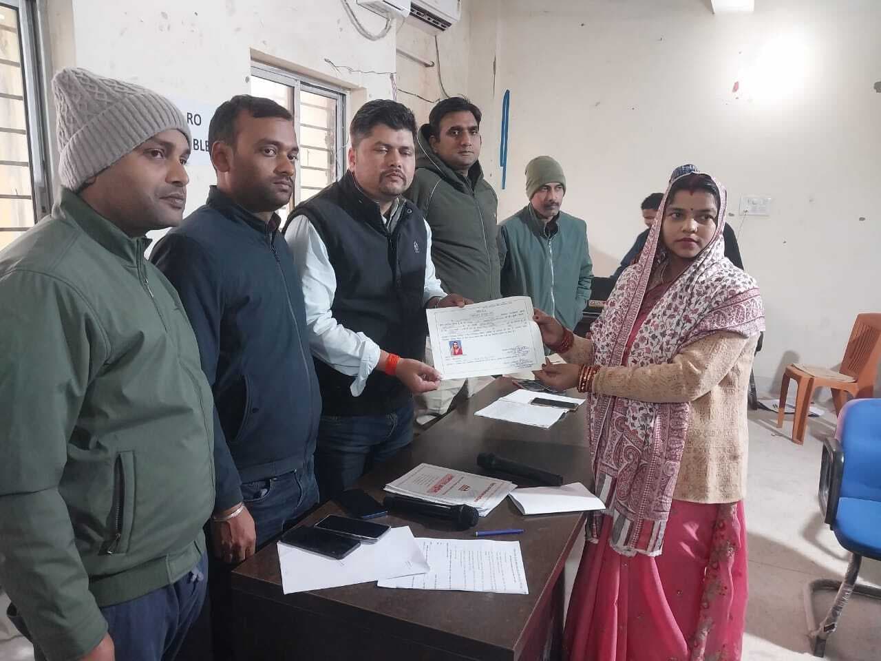 चांदपीपर पैक्स अध्यक्ष पद पर दूसरी बार काबिज हुई पुष्पा