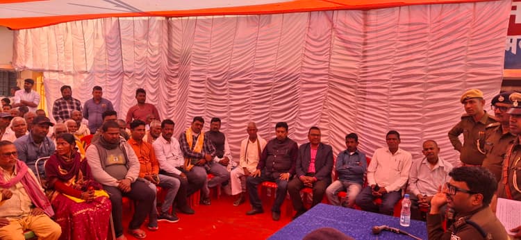 ओढ़नी डैम व मैनमा ओपी में जनसंवाद, एसपी ने सुनी जनता की समस्याएं