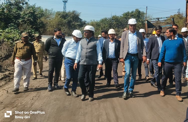 Bokaro News : सीसीएल डीटी ने किया परियोजनाओं का निरीक्षण