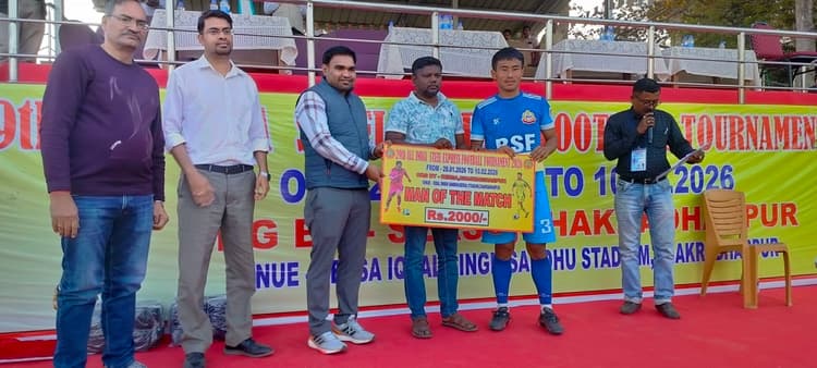 Chaibasa News : क्वार्टर फाइनल में बीएसएफ जालंधर ने आरटीएफसी हैदराबाद को 4-0 से रौंदा