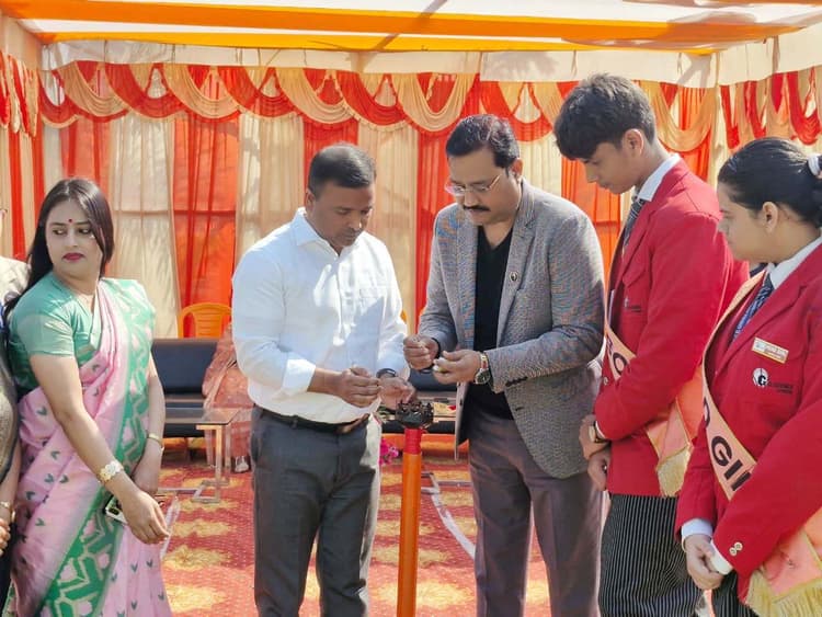 विद्यार्थियों ने अद्भुत खेल कौशल का दिया परिचय