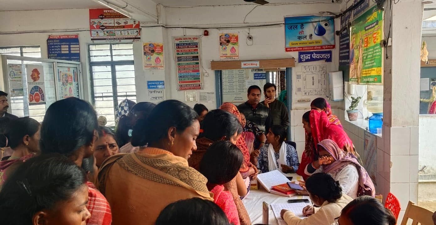 शिविर में 96 गर्भवती महिलाओं की हुई एएनसी जांच