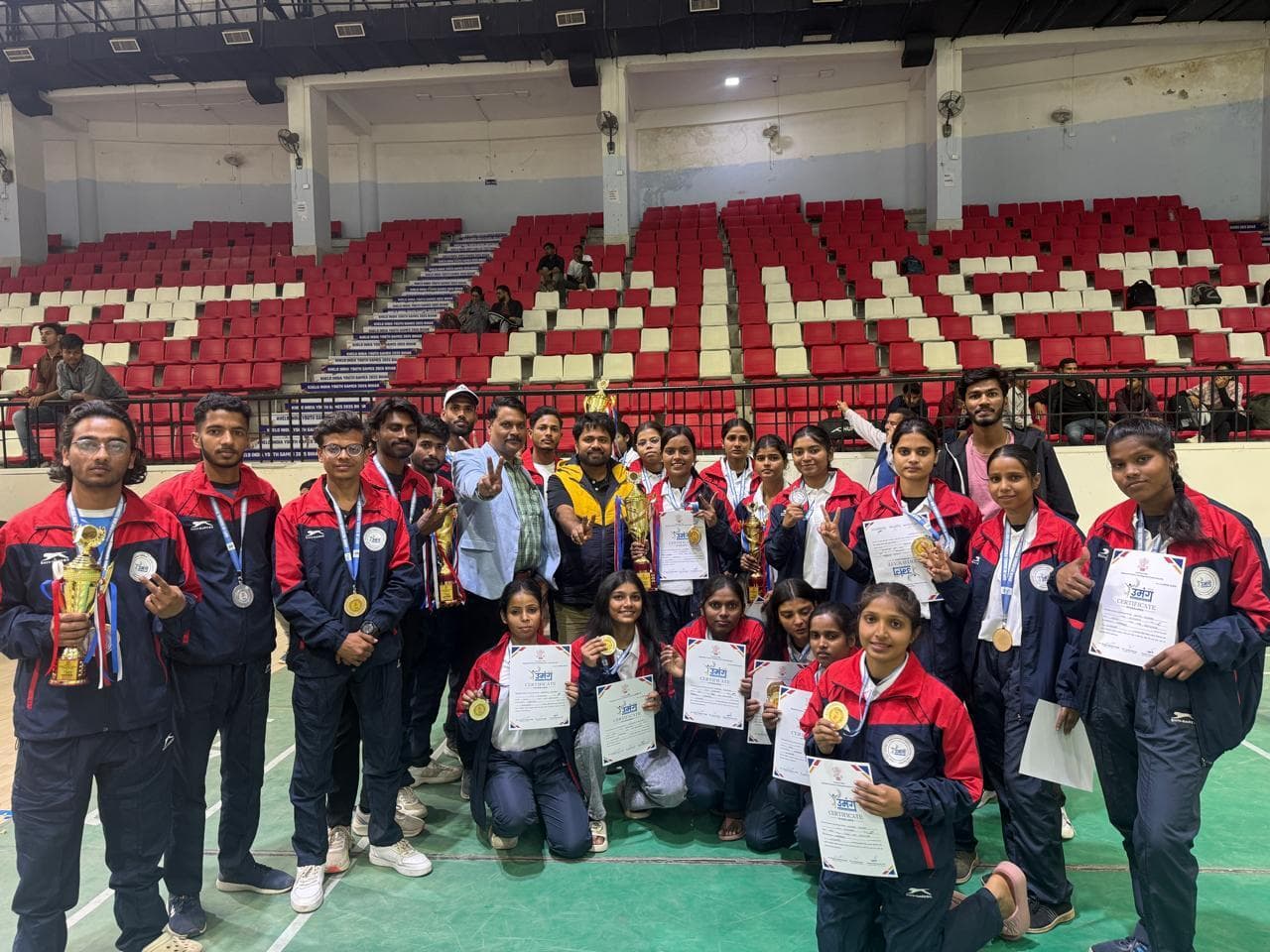 राज्य स्तरीय उमंग प्रतियोगिता मेें राजकीय पॉलिटेक्निक कटिहार बालिका कबड्डी टीम ने लहराया परचम