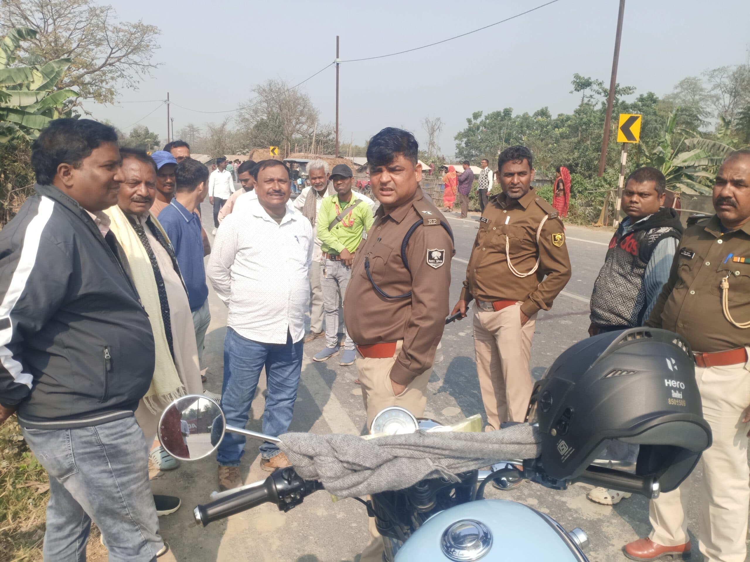 एनएच 81 पर ट्रक ने बाइक सवार युवक को मारी टक्कर, मौत