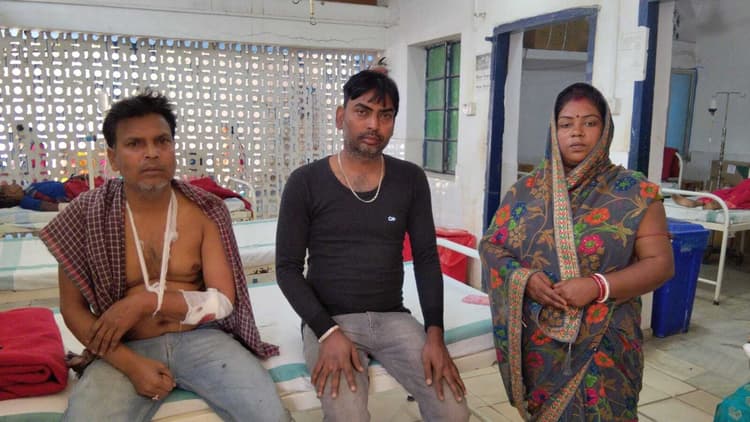 मारपीट में महिला समेत तीन जख्मी