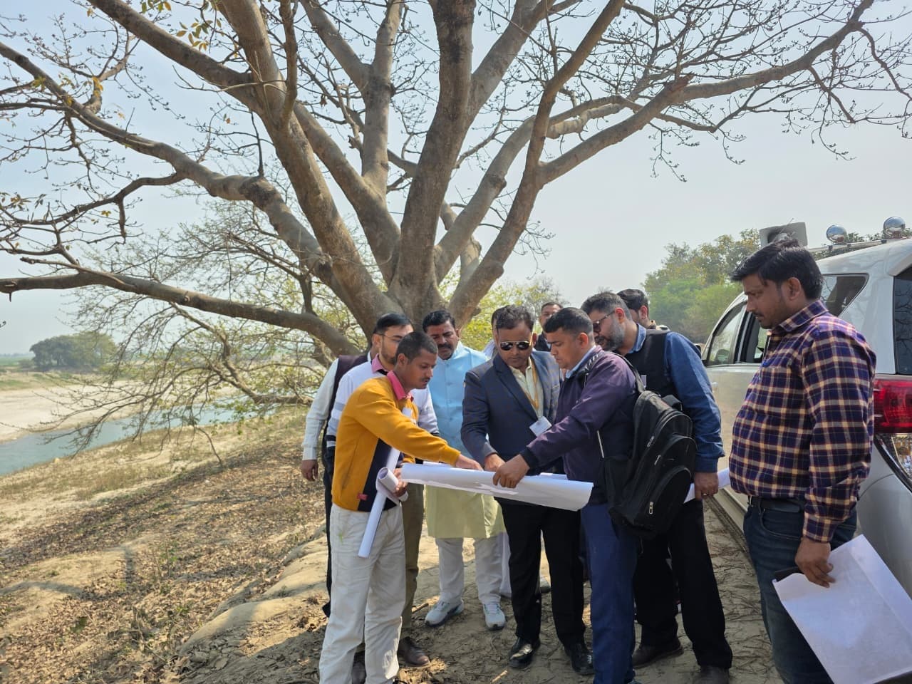 बड़हिया नगर परिषद के एसटीपी निर्माण कार्य में फंसा पेंच