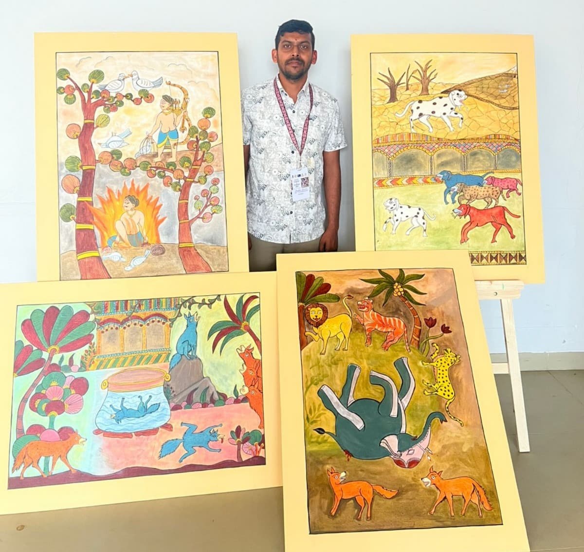 राष्ट्रीय कला शिविर में खलारी के रंजन कुमार का चयन, झारखंड का बढ़ाया मान