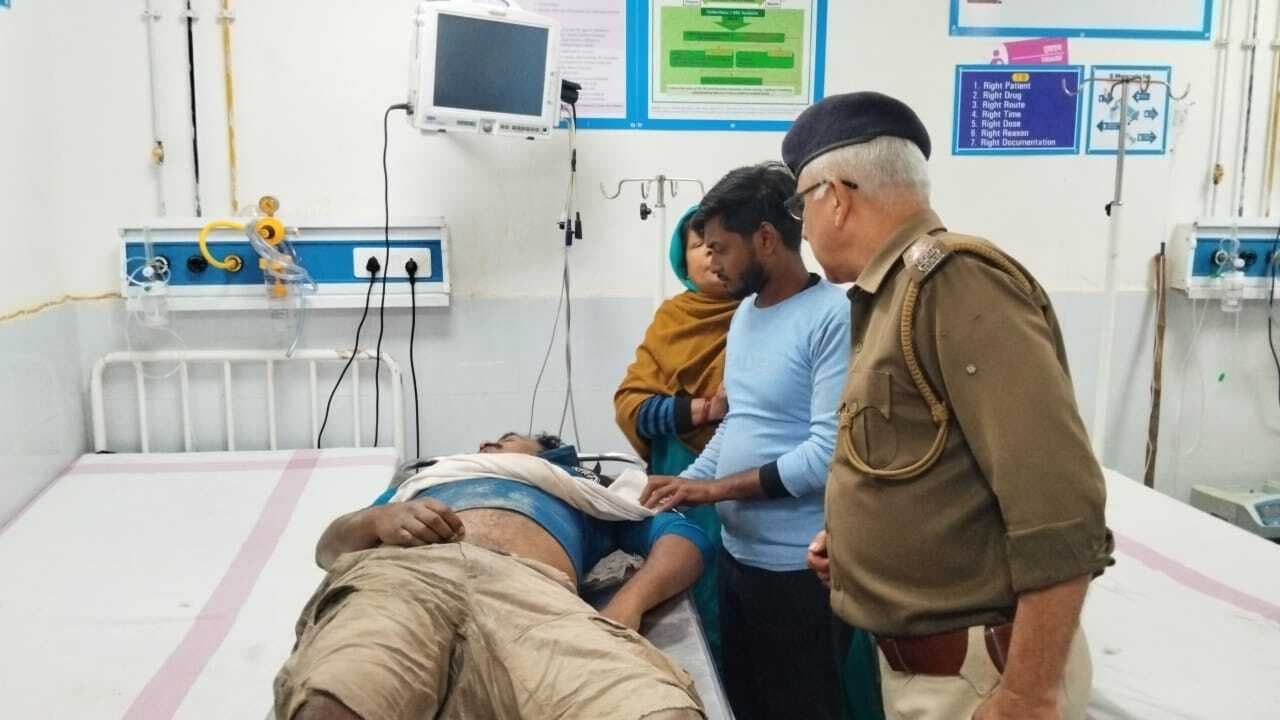 हाइवा के धक्के से मजदूर की मौत, परिजनों में कोहराम