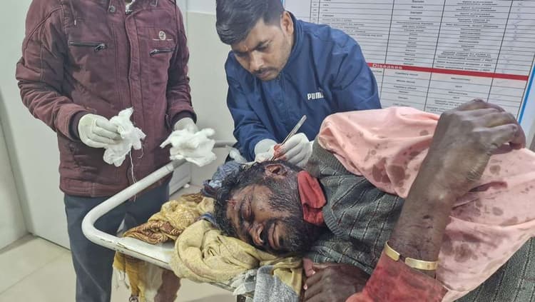 दो पक्षों के बीच हुई मारपीट में सात लोग गंभीर रूप से हुए घायल