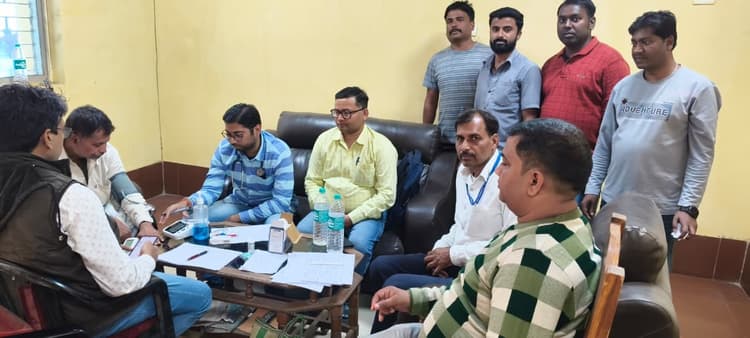 कुल 40 रेल कर्मचारी की हुई स्वास्थ्य जांच