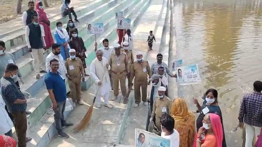 निरंकारी मिशन ने चलाया स्चच्छता अभियान