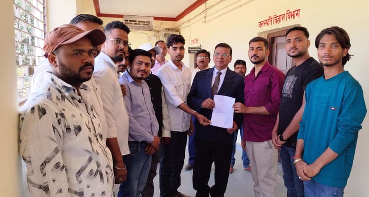 कुलपति ने हरि सिंह महाविद्यालय का किया निरीक्षण