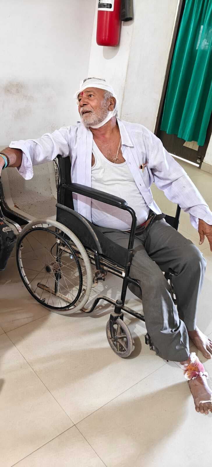 सड़क दुर्घटना में साइकिल सवार गंभीर रूप से घायल