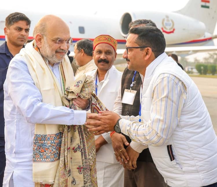 जदयू महासचिव ने किया गृहमंत्री का स्वागत