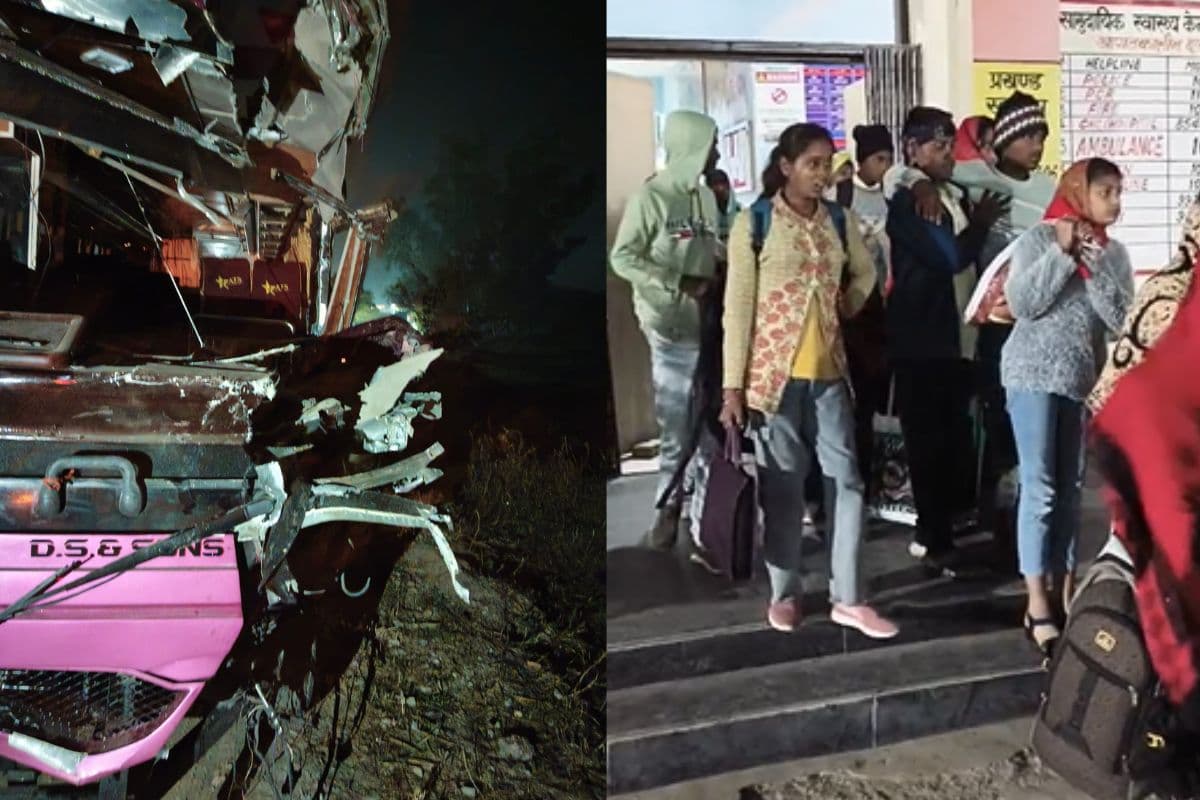 बिहार में आधी रात टीचरों और छात्रों से भरी बस हादसे की हुई शिकार, 2 शिक्षकों की मौत, 11 बच्चे जख्मी