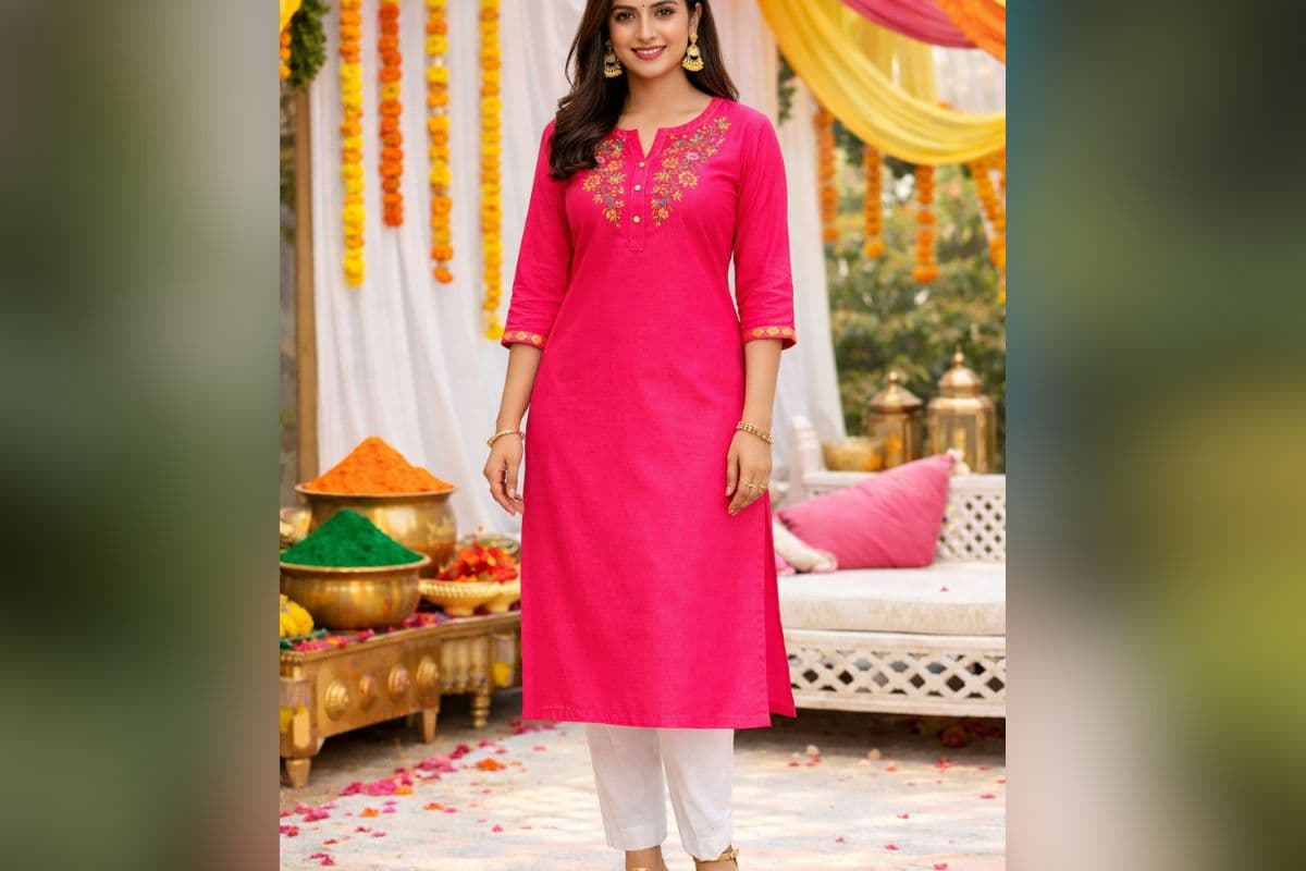straight kurti